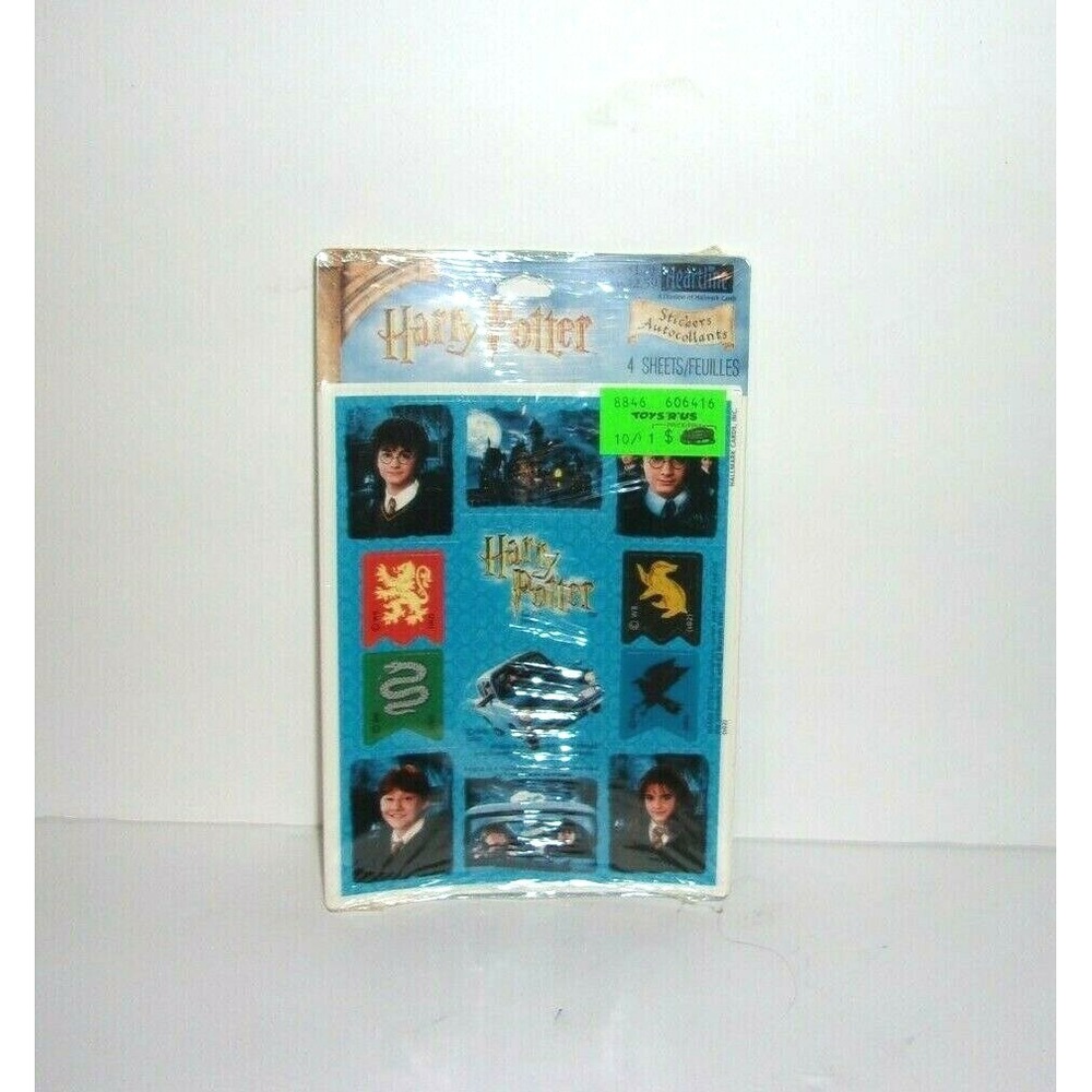 Heartline Harry Potter Hermione Ron Weasley Stickers 4 Sheets Vintage New